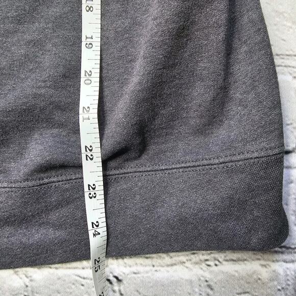 Disney Mickey Mouse Gray Graphic Print Drawstring Hoodie Size Small - Picture 8 of 9